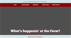 Desktop Screenshot of inkfarm.net