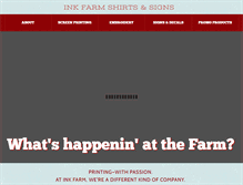 Tablet Screenshot of inkfarm.net